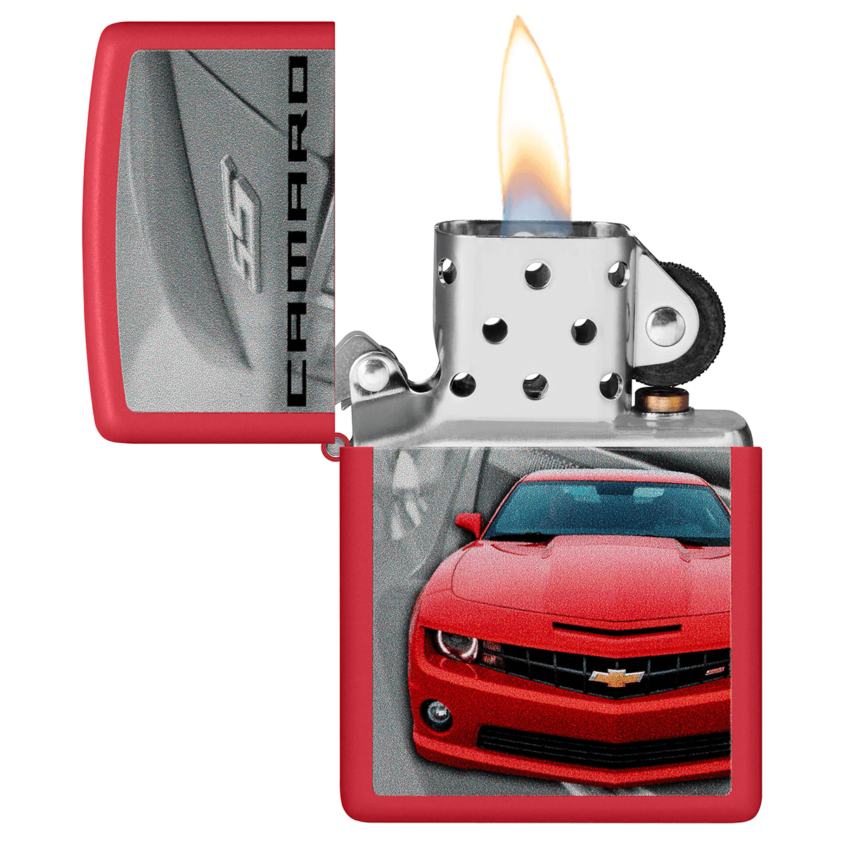 Zippo Chevrolet Camaro Red Matte