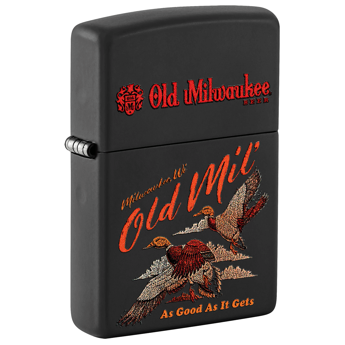 Zippo Old Milwaukee Black Matte