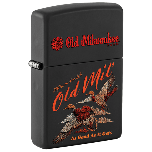 Zippo Old Milwaukee Black Matte