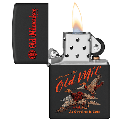 Zippo Old Milwaukee Black Matte