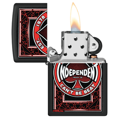 Zippo Independent Black Matte