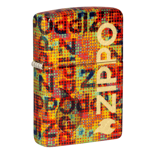 Zippo Lustre 540 Fusion Pixelized Logo