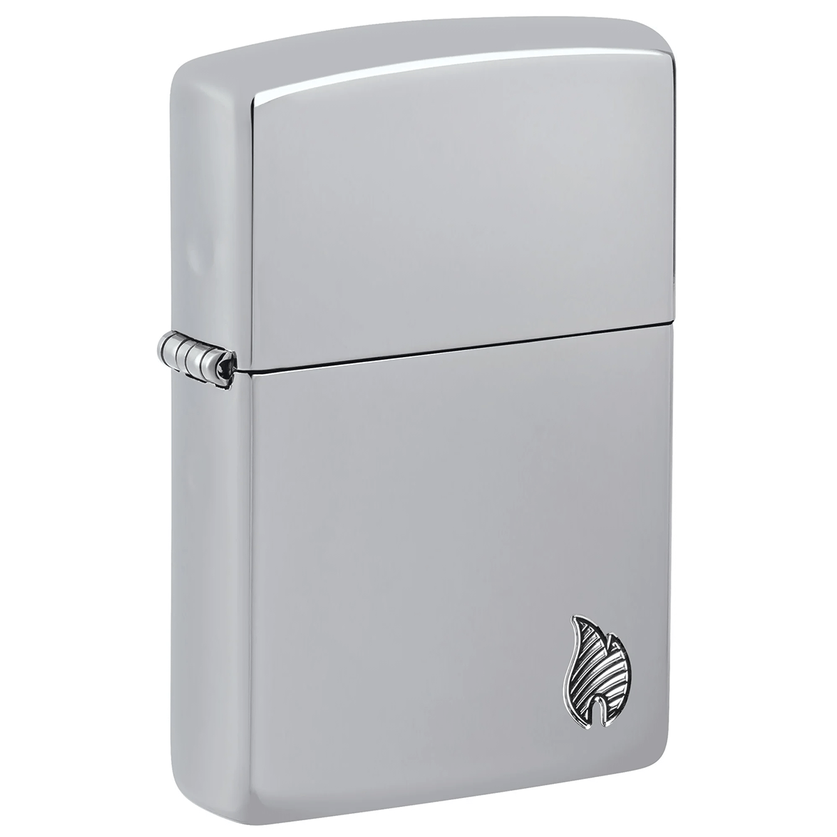 Zippo Armor Deep Carve Flame Logo High Polish Chrome