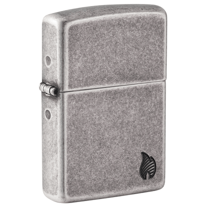 Zippo Armor Deep Carve Antique Silver
