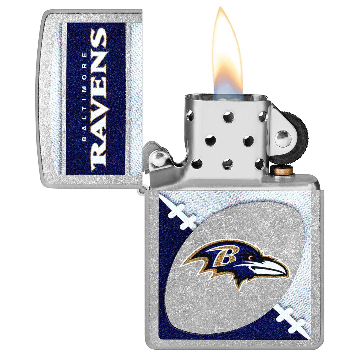 Zippo Nfl Baltimore Ravens Street Chrome