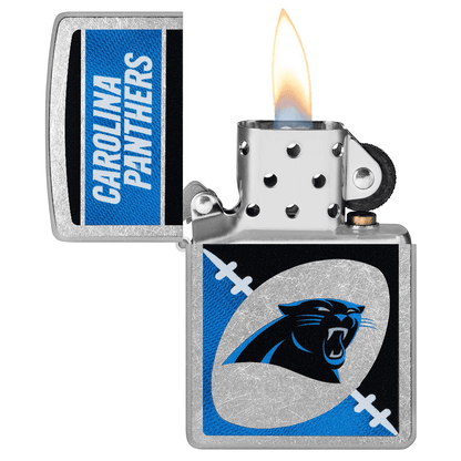 Zippo Nfl Carolina Panthers Street Chrome
