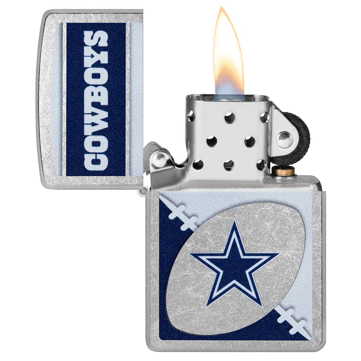 Zippo Nfl Dallas Cowboys Street Chrome