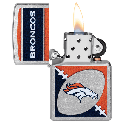 Zippo Nfl Denver Broncos Street Chrome