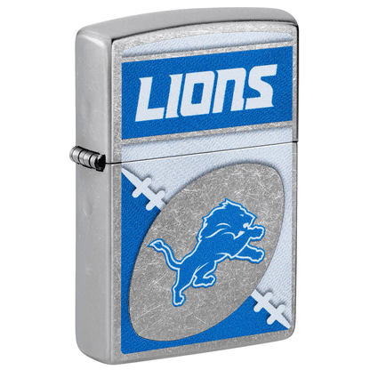 Zippo Nfl Detroit Lions Street Chrome