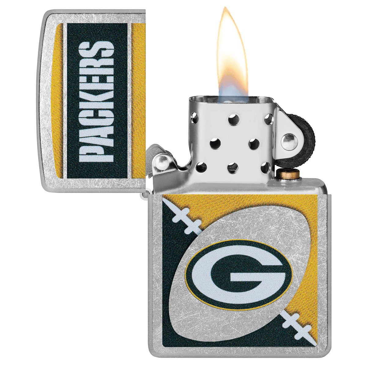 Zippo Nfl Green Bay Packers Street Chrome