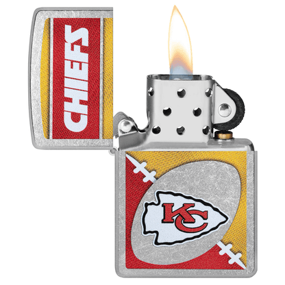 Zippo Nfl Kansas City Chiefs Street Chrome