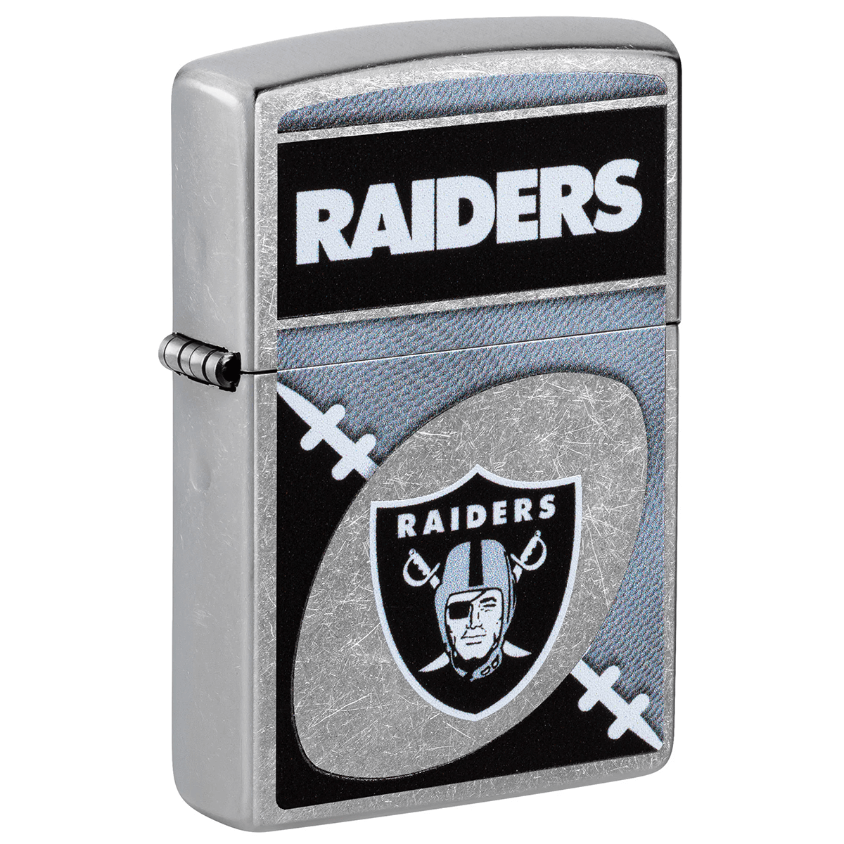 Zippo Nfl Las Vegas Raiders Street Chrome