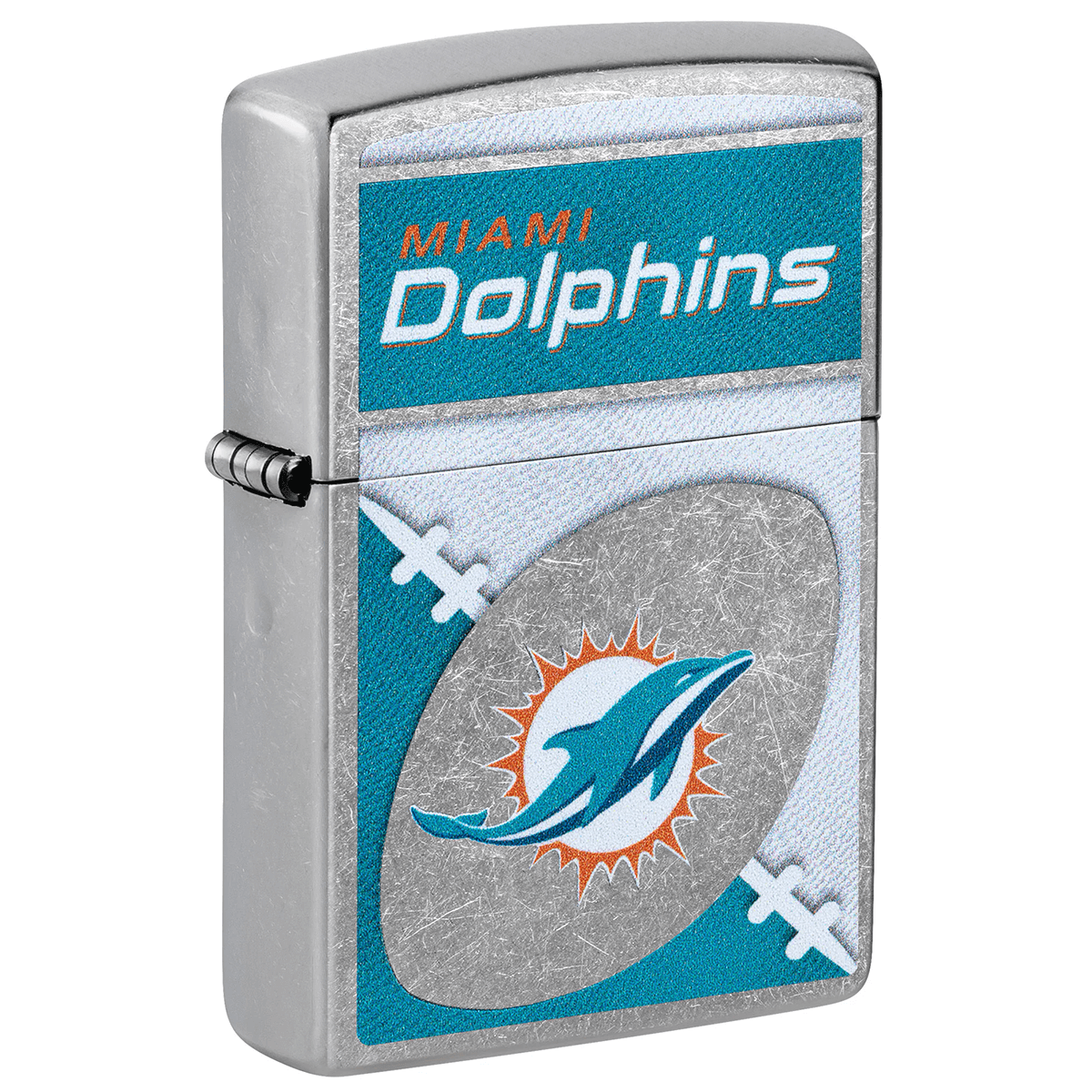 Zippo Nfl Miami Dolphins Street Chrome