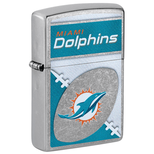 Zippo Nfl Miami Dolphins Street Chrome