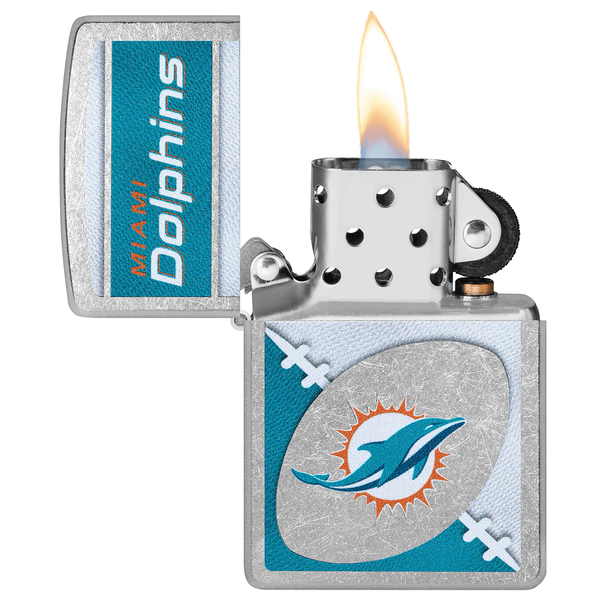 Zippo Nfl Miami Dolphins Street Chrome