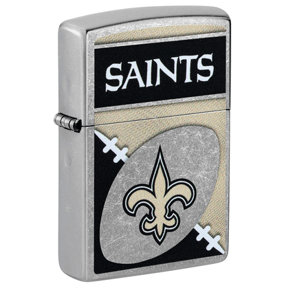 Zippo Nfl New Orleans Saints Street Chrome