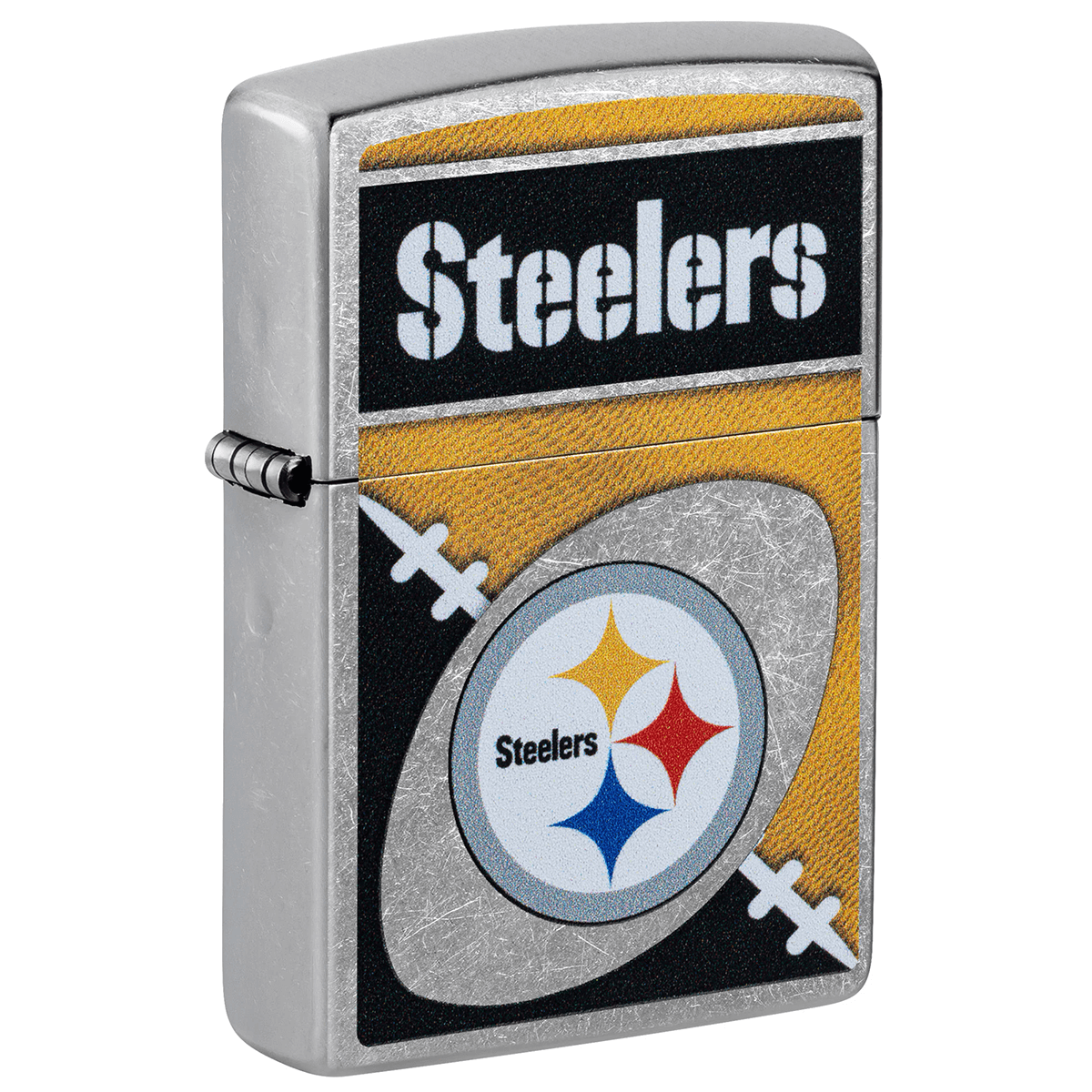 Zippo Nfl Pittburgh Steelers Street Chrome