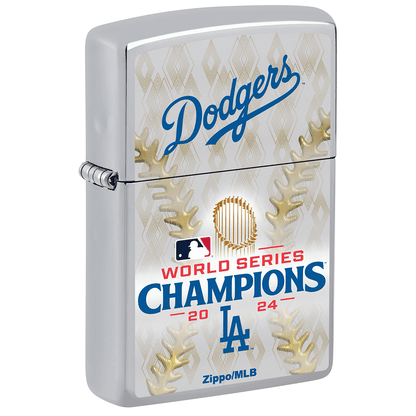 Zippo Los Angeles Dodgers 2024 World Series Champions High Polish Chrome