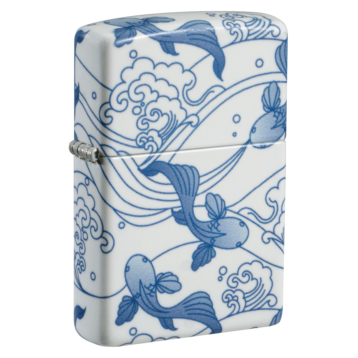 Zippo Chinese Koi Fish Design 540 Color Finish