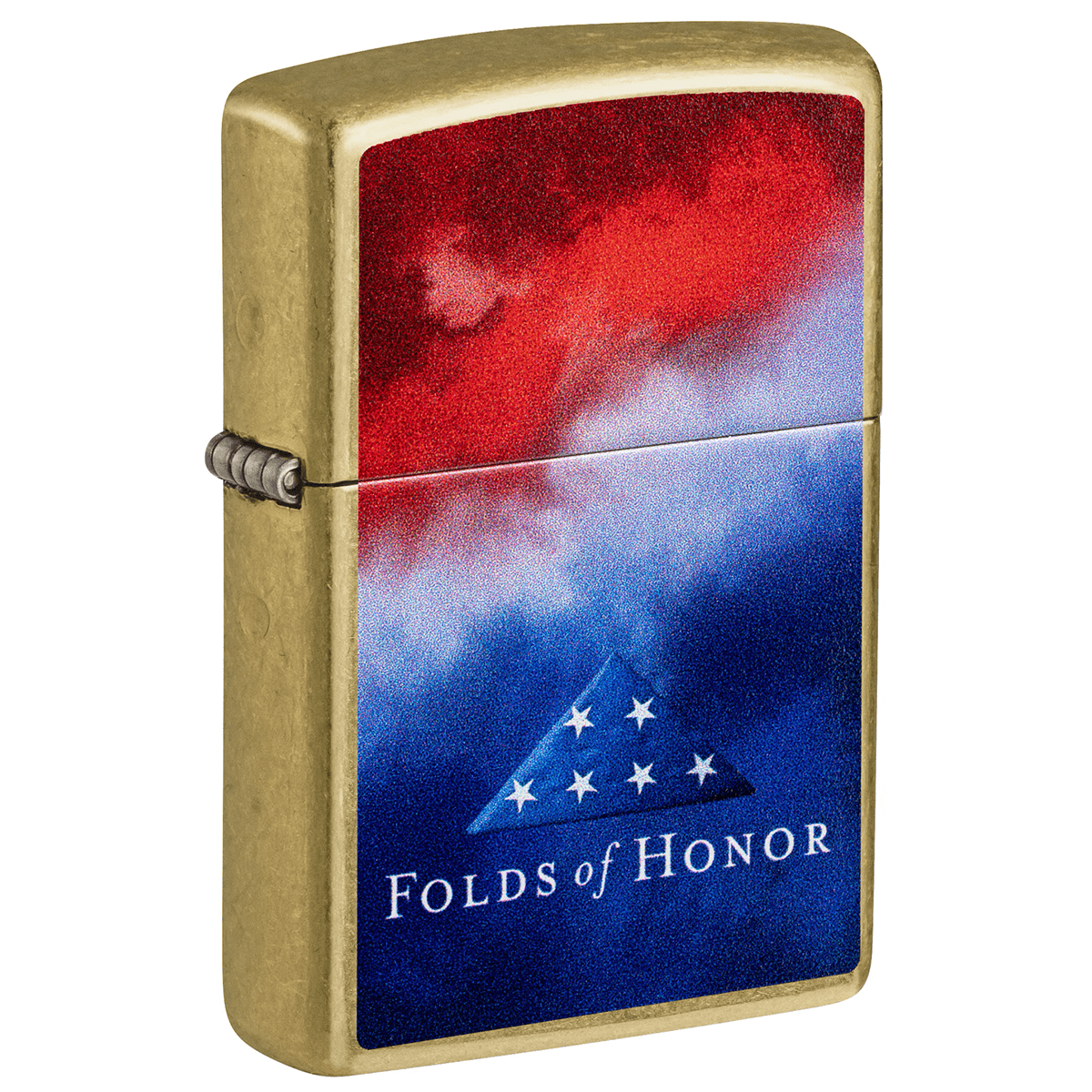 Zippo Folds Of Honor Red White And Blue Street Brass