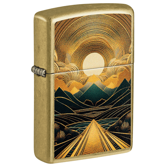 Zippo Mountain Road Color Image Street Chrome