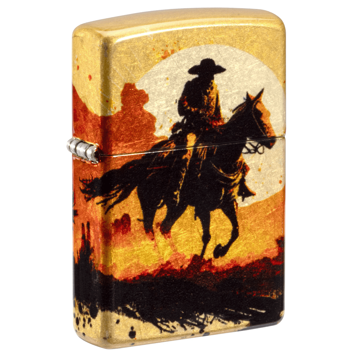 Zippo Sunset Cowboy On Horse 540 Color