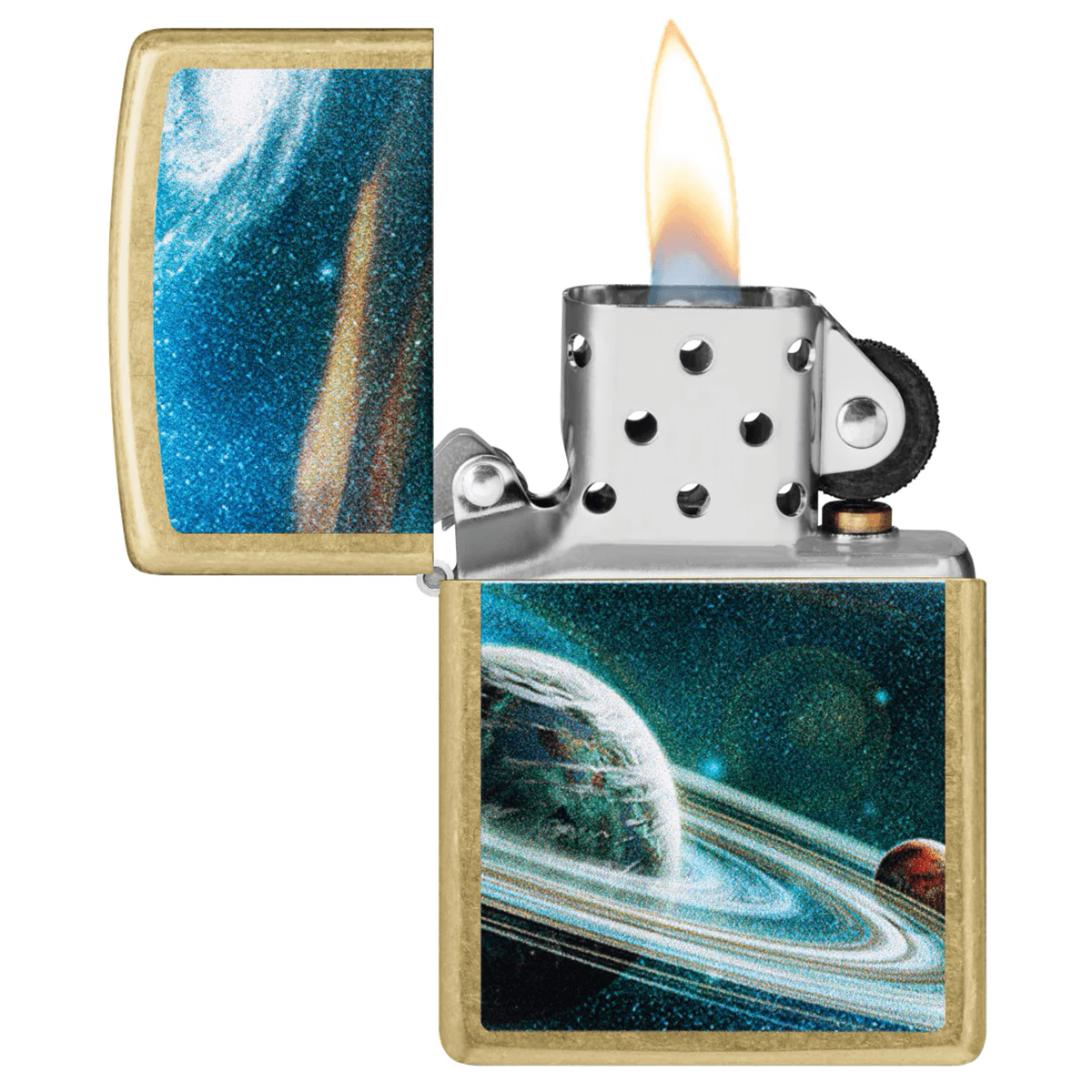 ZIPPO SPACE PLANET COLOR IMAGE