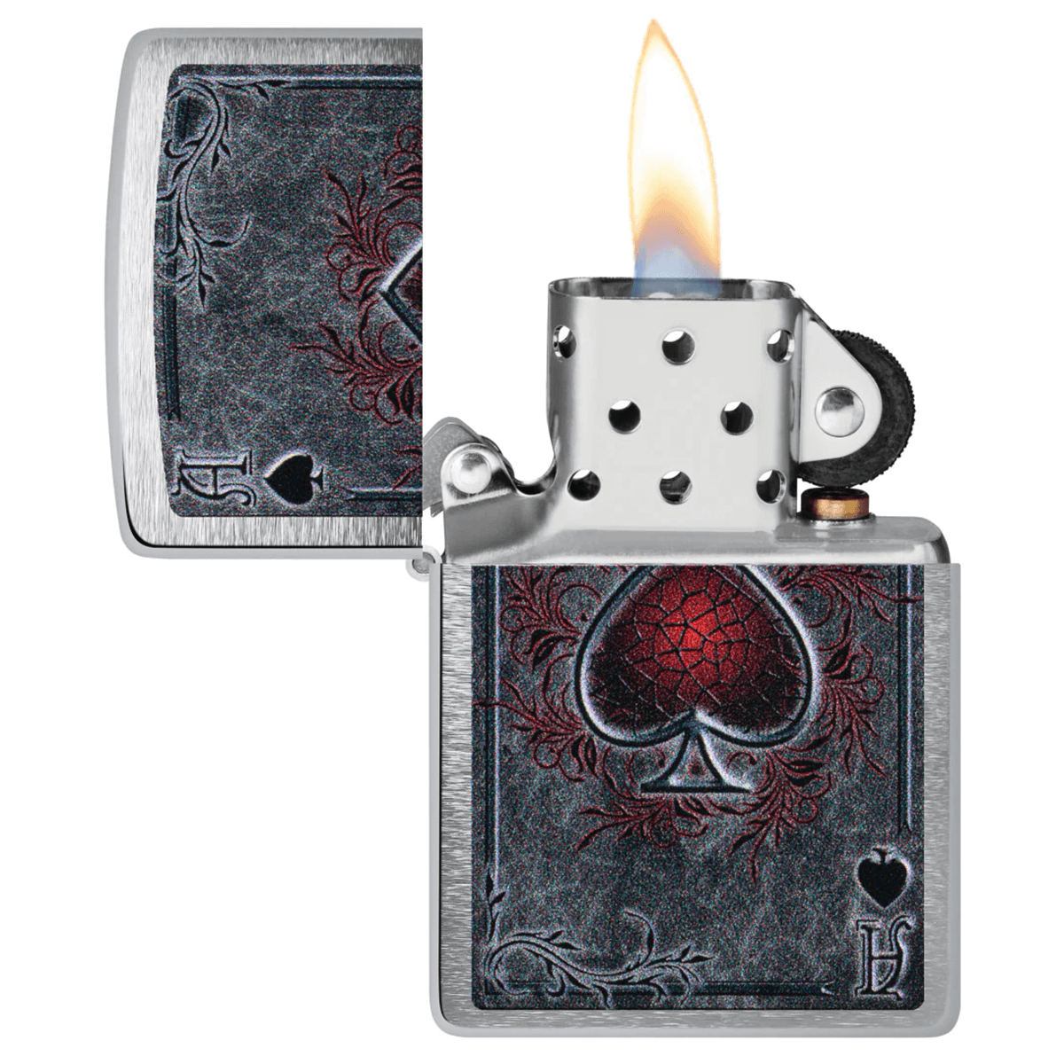 ZIPPO ACE STREET CHROME COLOR IMAGE