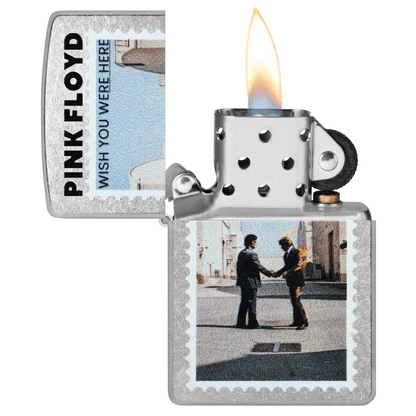 ZIPPO PINK FLOYD WISH YOU WERE HERE STREET CHROME COLOR IMAGE