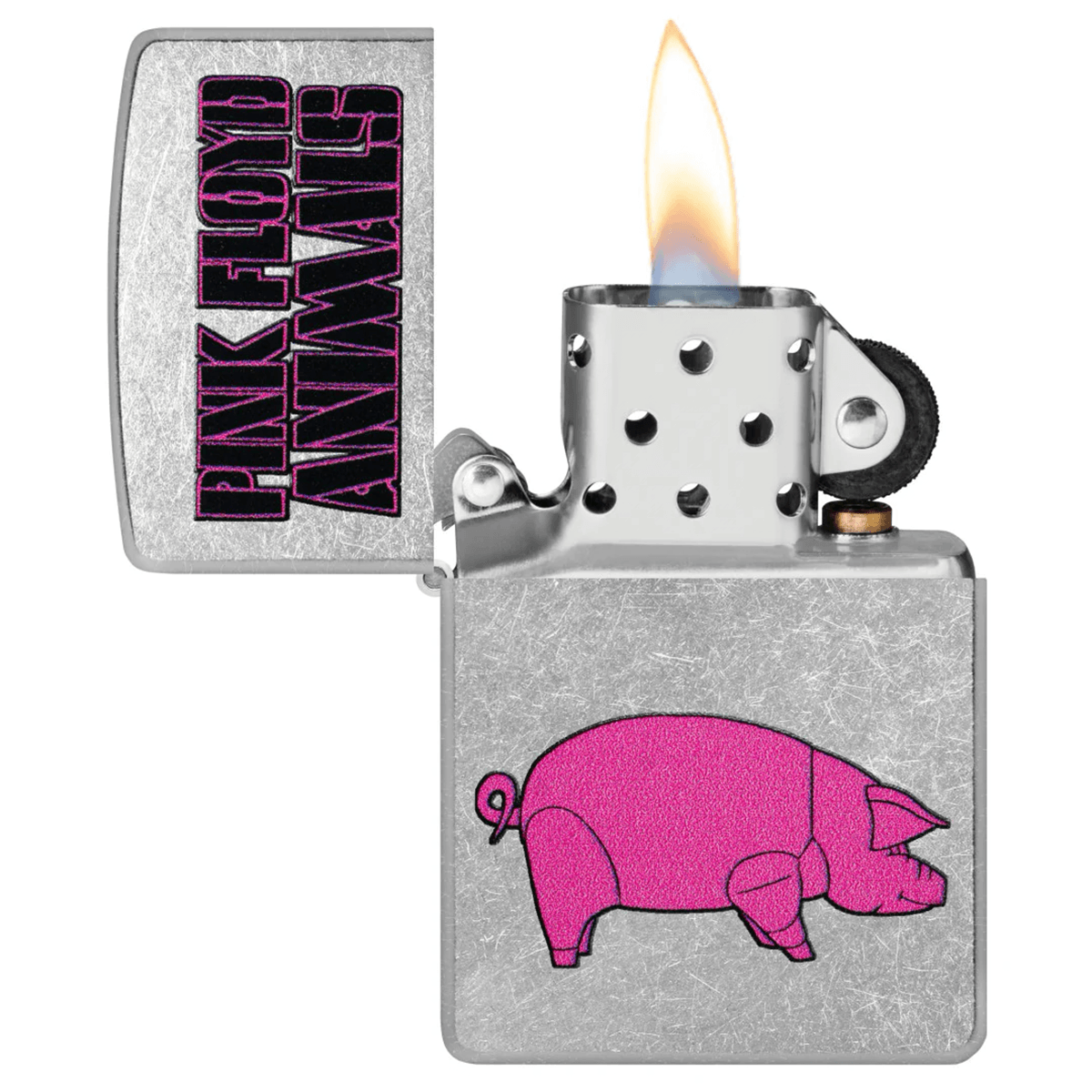 ZIPPO PINK FLOYD ANIMALS STREET CHROME COLOR IMAGE