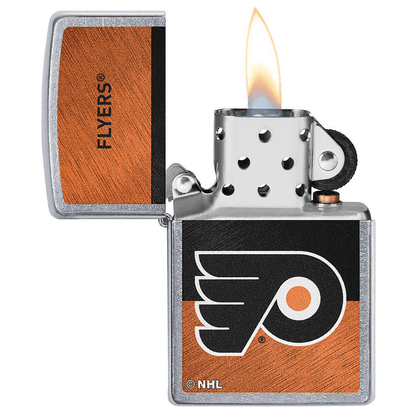 Zippo Nhl Orange And Black Philadelphia Flyers