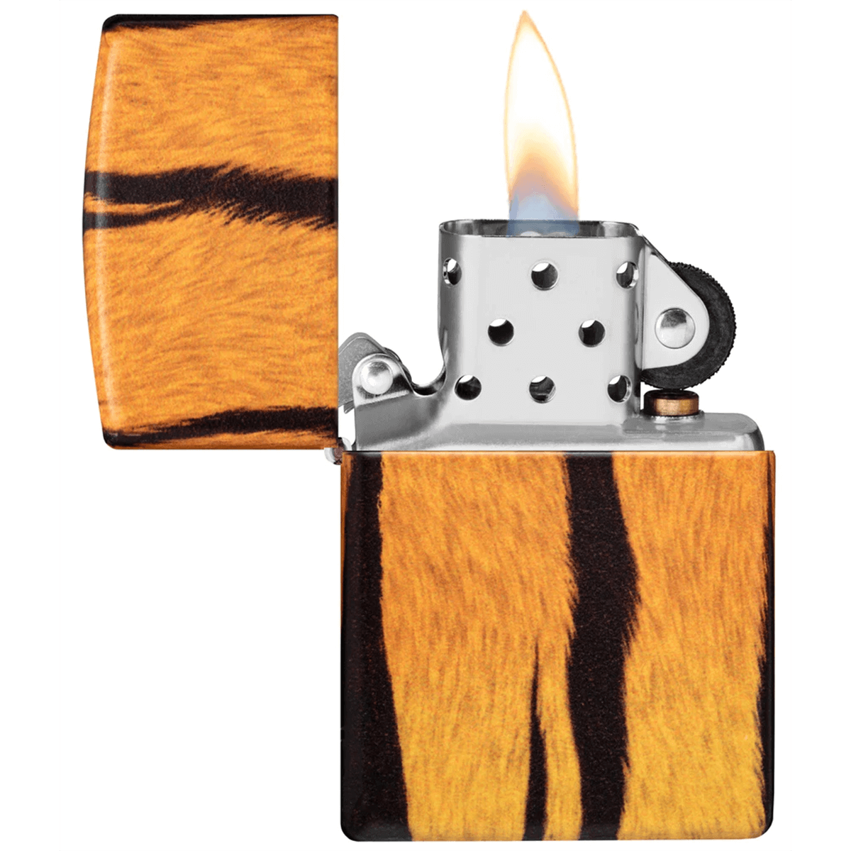 Zippo Spring Matte Tiger Print Design
