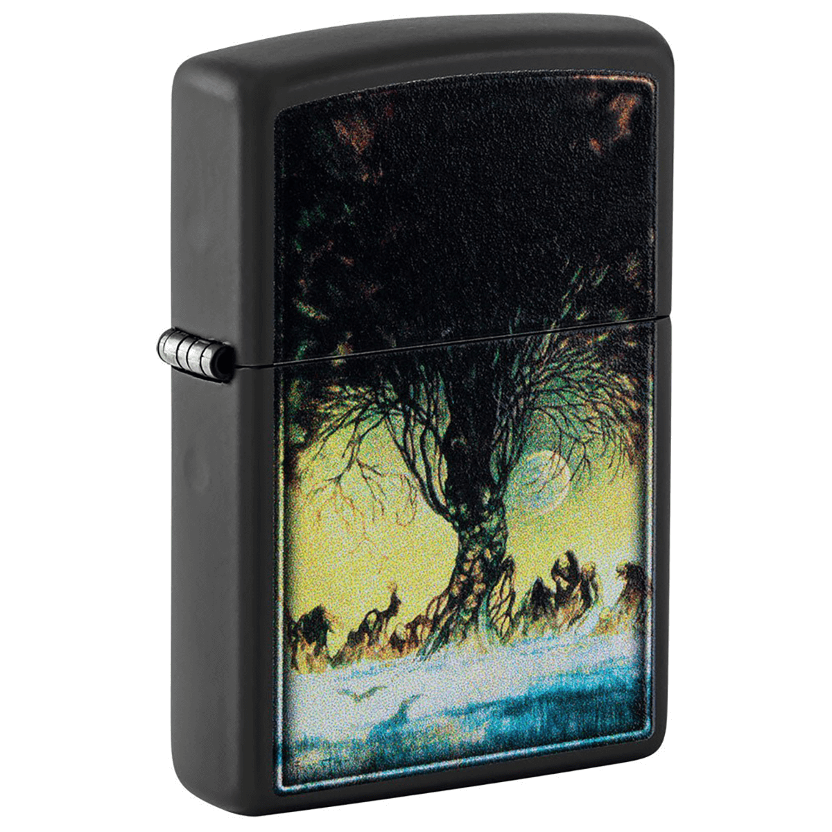 Zippo Autumn People Matte Black