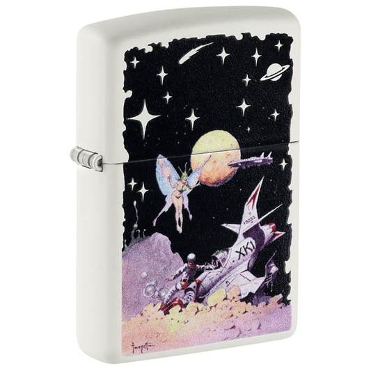 Zippo Space Fairy White Matte