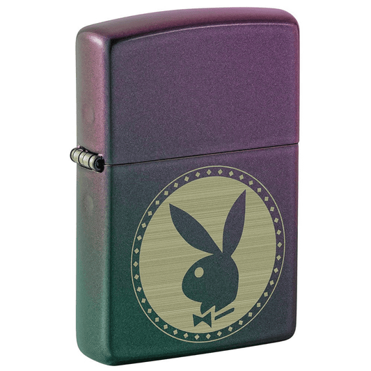 Zippo Playboy Logo Iridescent Finish