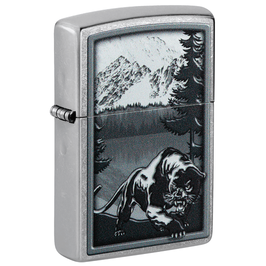 Zippo Mountain Lion Street Chrome