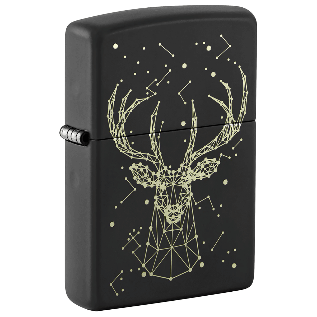 Zippo Deer Constellation Black Matte