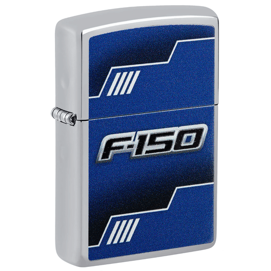 Zippo Ford F150 Logo High Polish Chrome