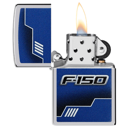 Zippo Ford F150 Logo High Polish Chrome