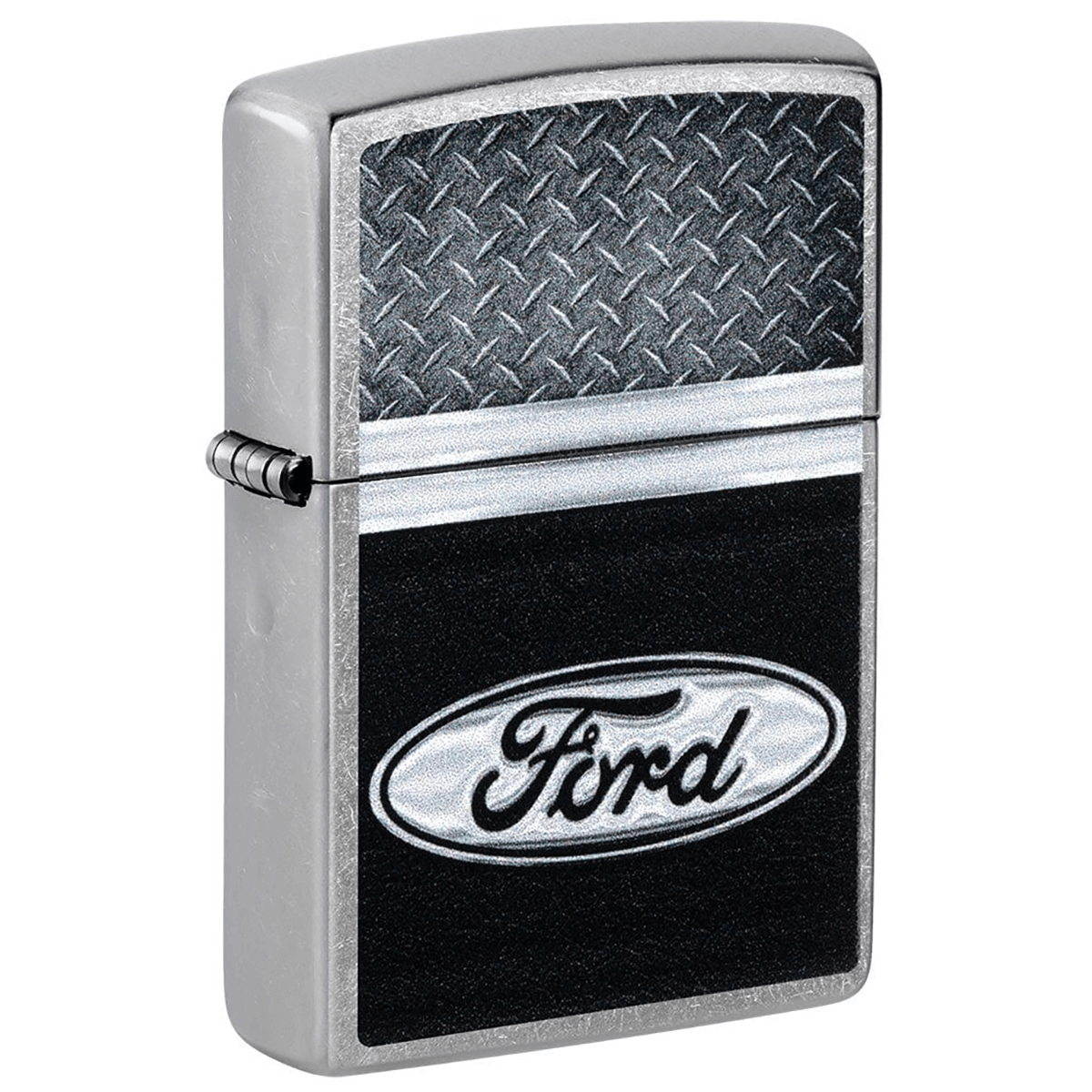 Zippo Ford Logo Street Chrome