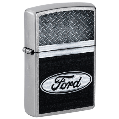 Zippo Ford Logo Street Chrome