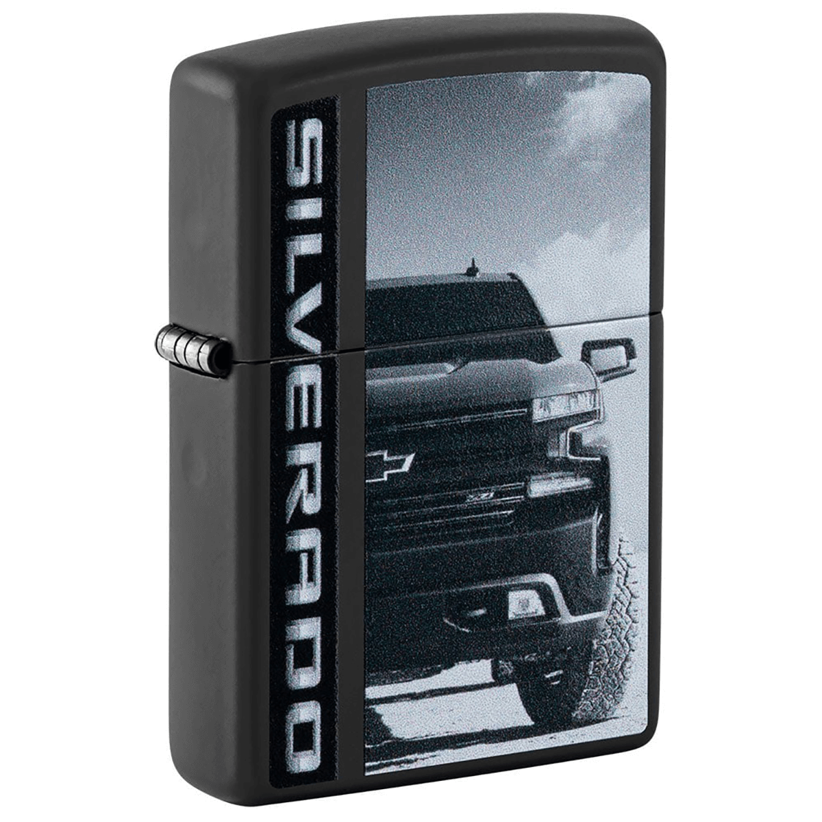 Zippo Chevrolet Silverado Monochrome Black Matte