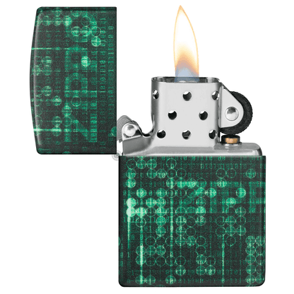 Zippo Logo Glow In The Dark Finish