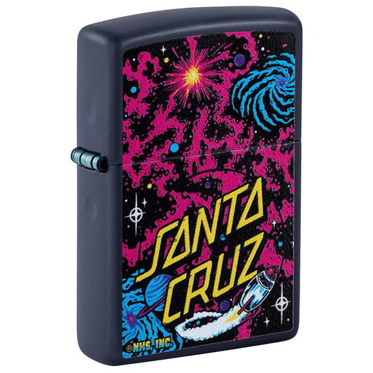 Zippo Santa Cruz Space Dot Navy Matte