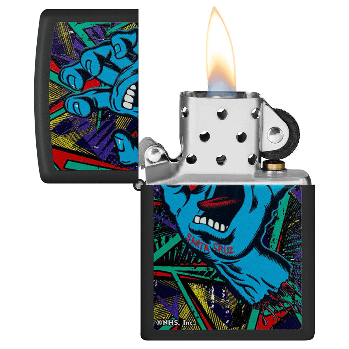 Zippo Santa Cruz Screaming Hand Matte Black