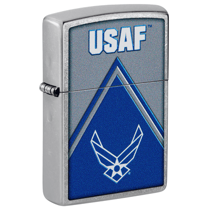 Zippo Air Force Design Street Chrome