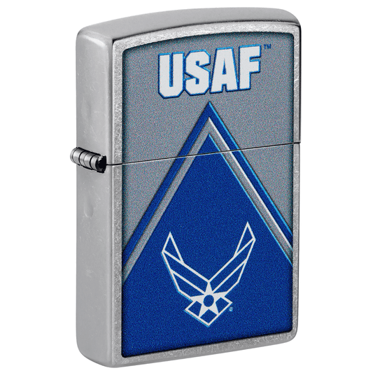 Zippo Air Force Design Street Chrome
