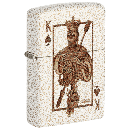 Zippo Spade King With Skeleton Mercury Glass