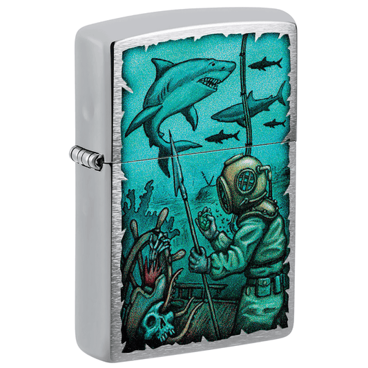 Zippo Underwater Design Street Chrome