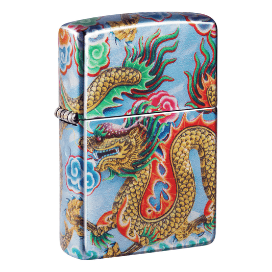 Zippo Shimmering Dragon Color Image
